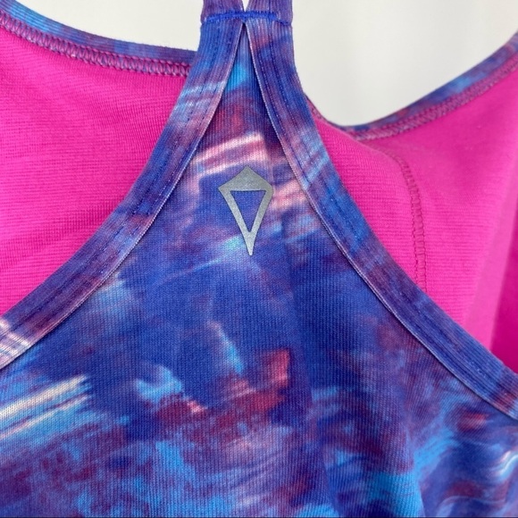 Lululemon Sz 14 Blue Pink T back tank - Picture 3 of 6